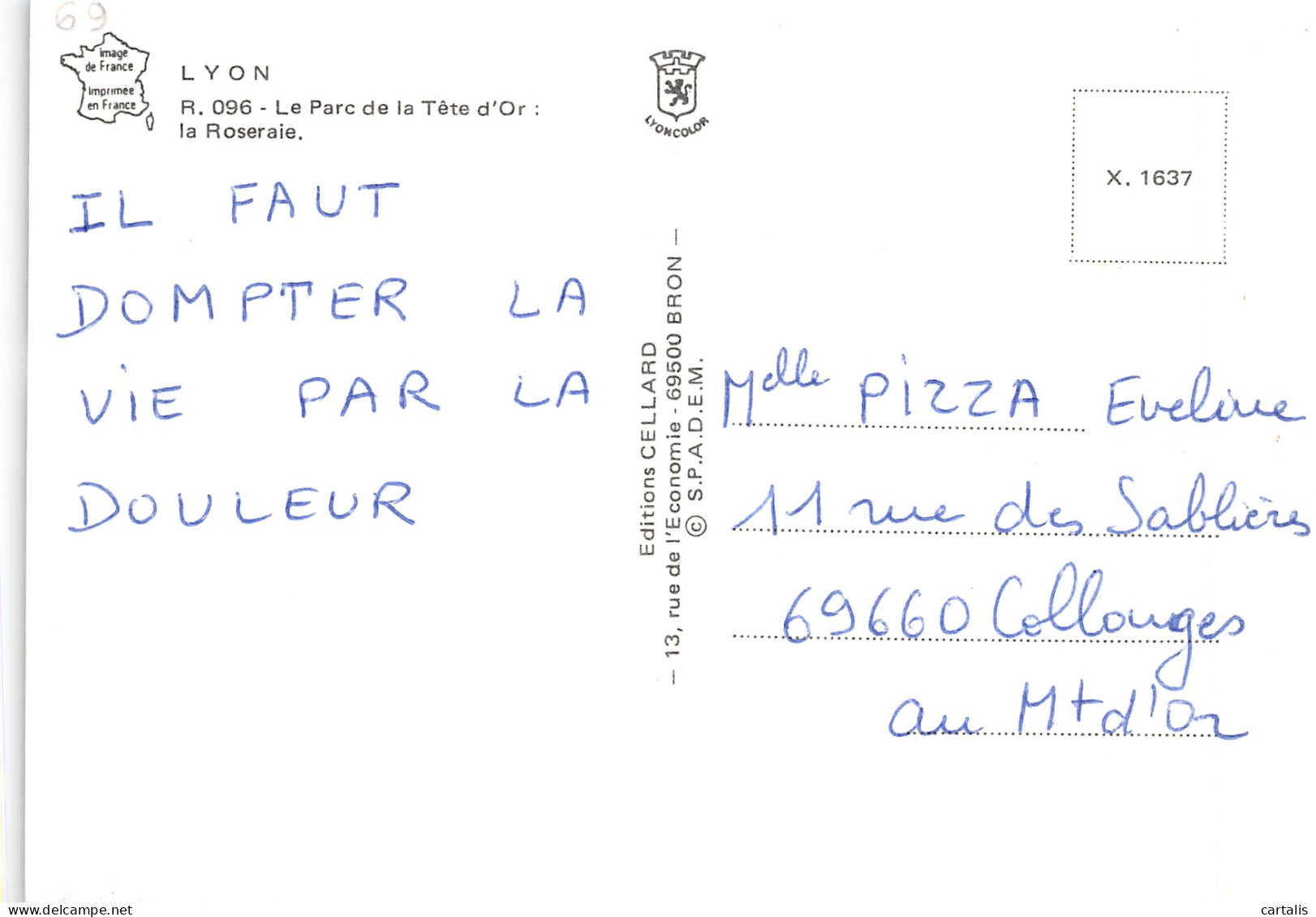 69-LYON-N°4186-A/0139 - Other & Unclassified