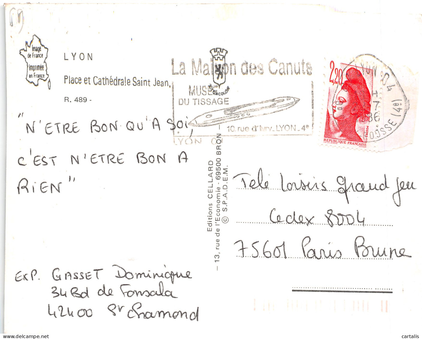 69-LYON-N°4186-A/0117 - Other & Unclassified