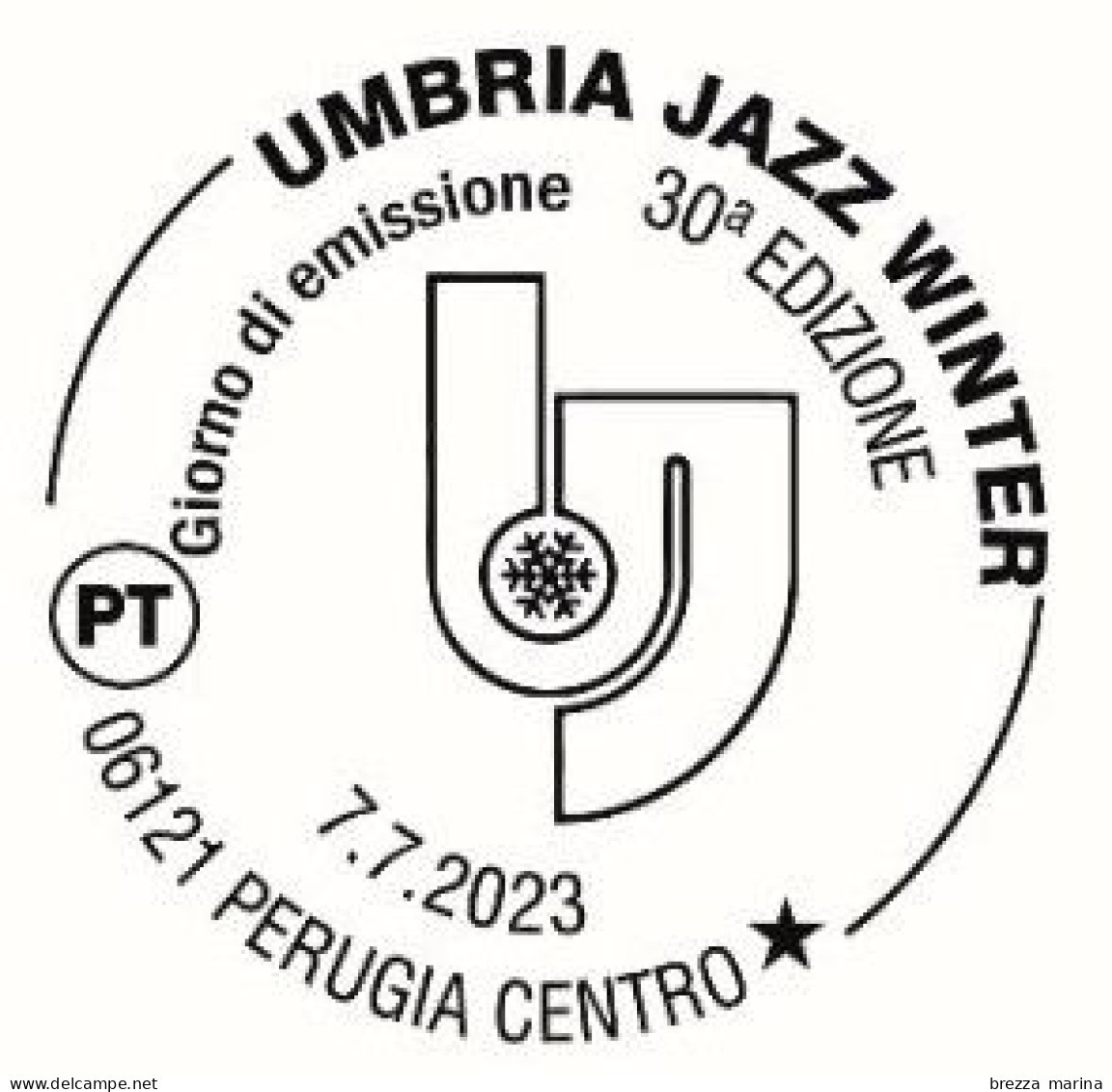 ITALIA - Usato - 2023 - Umbria Jazz, 30 Anni Della Versione Invernale - B - 2021-...: Afgestempeld