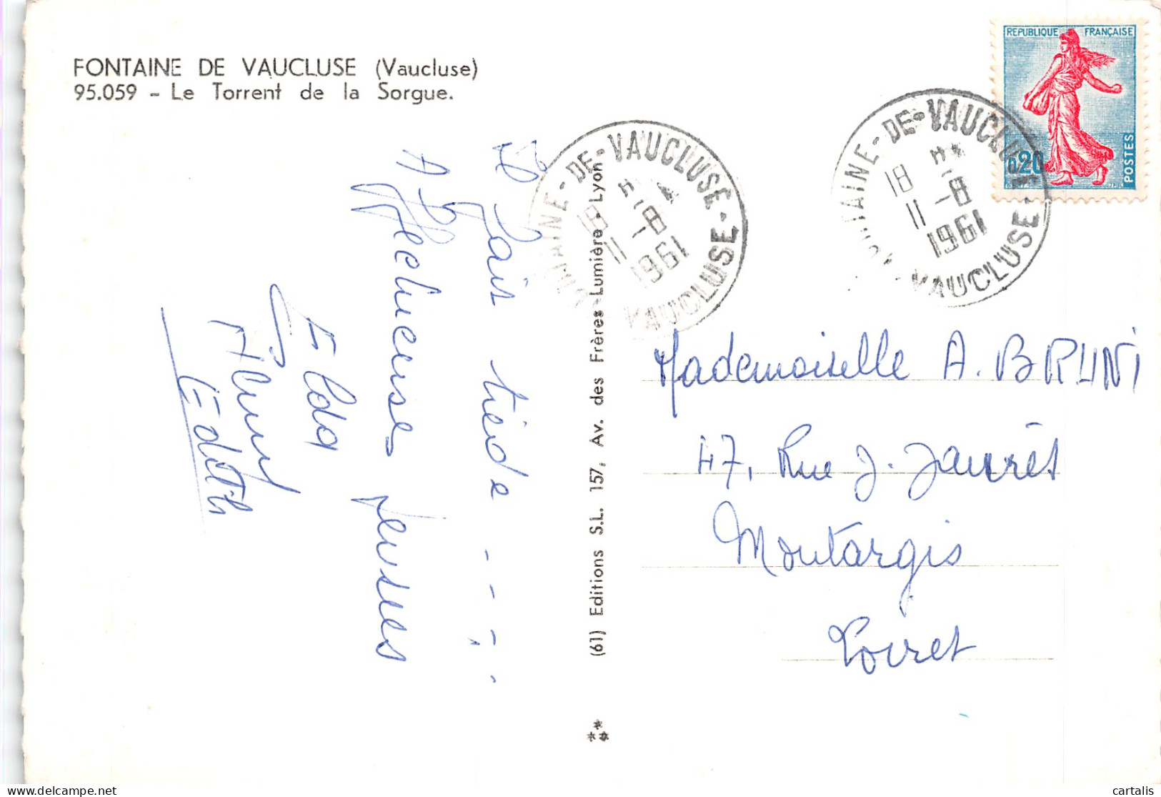 84-FONTAINE DE VAUCLUSE-N°4186-A/0015 - Other & Unclassified