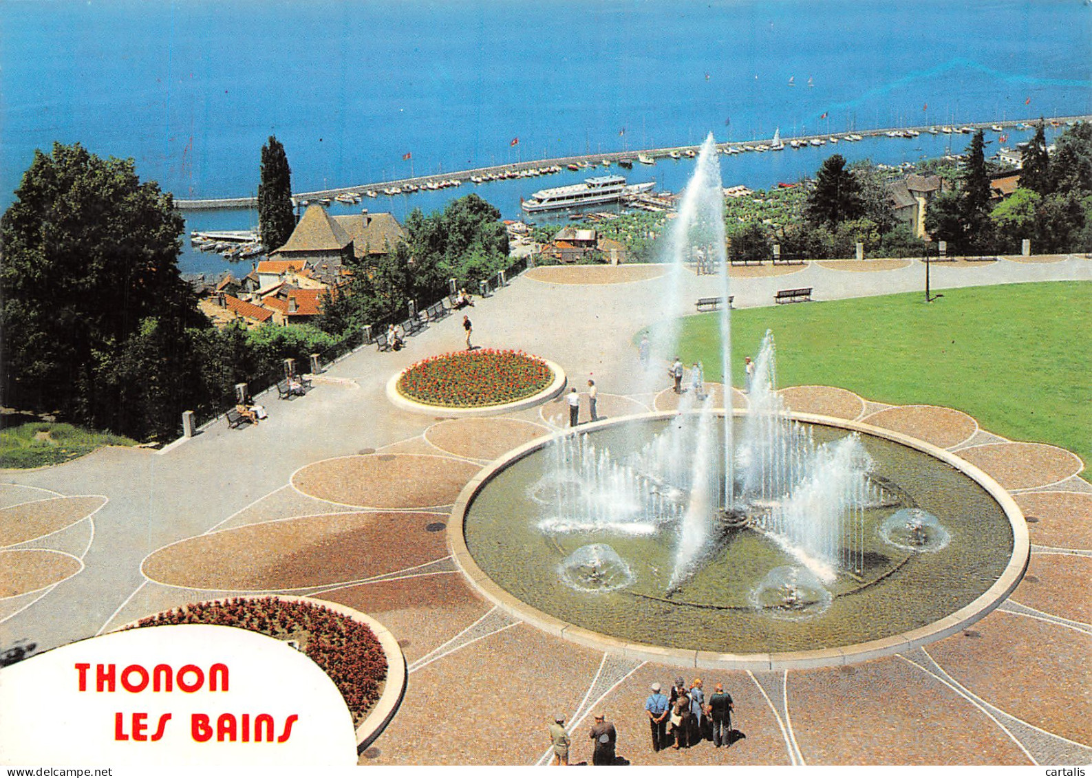 74-THONON LES BAINS-N°4185-D/0257 - Thonon-les-Bains