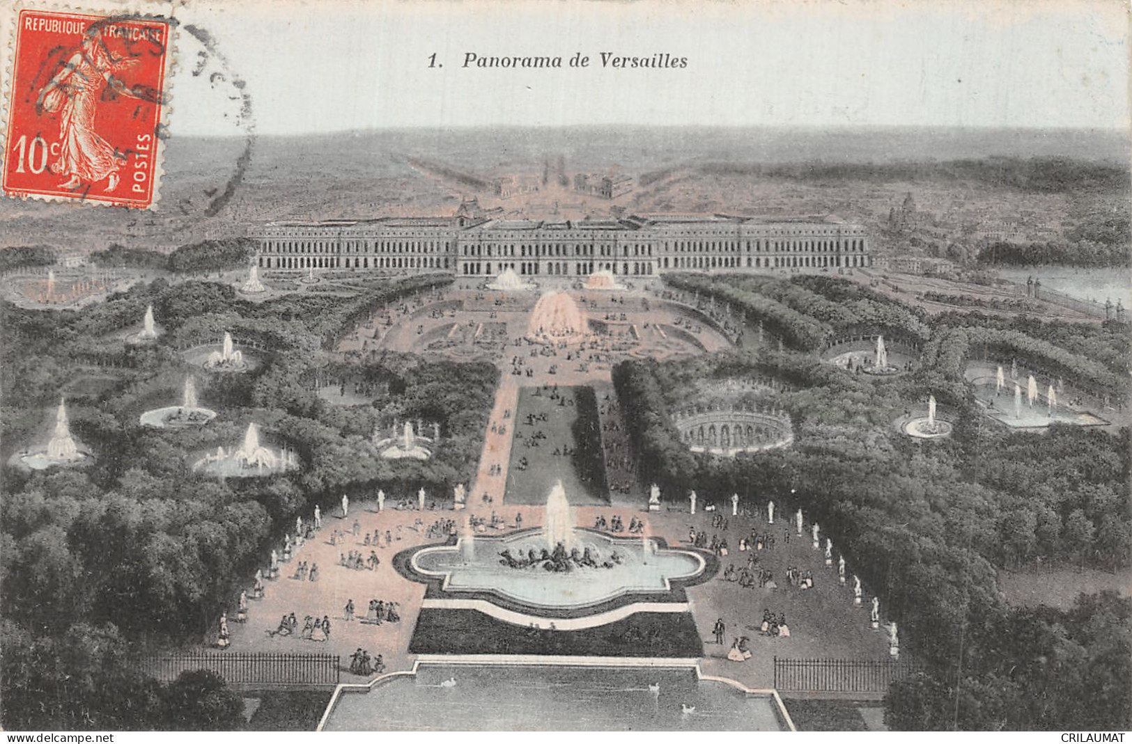78-VERSAILLES PANORAMA-N°LP5133-A/0219 - Versailles (Château)