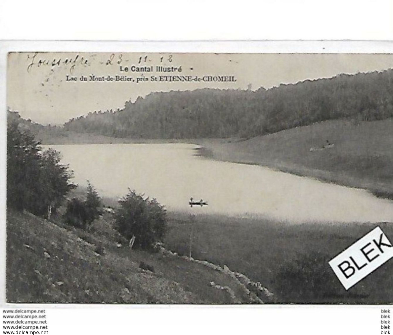 15 : Cantal :  Saint Etienne De Chomeil : Le Lac Du Mont De Bélier . - Autres & Non Classés