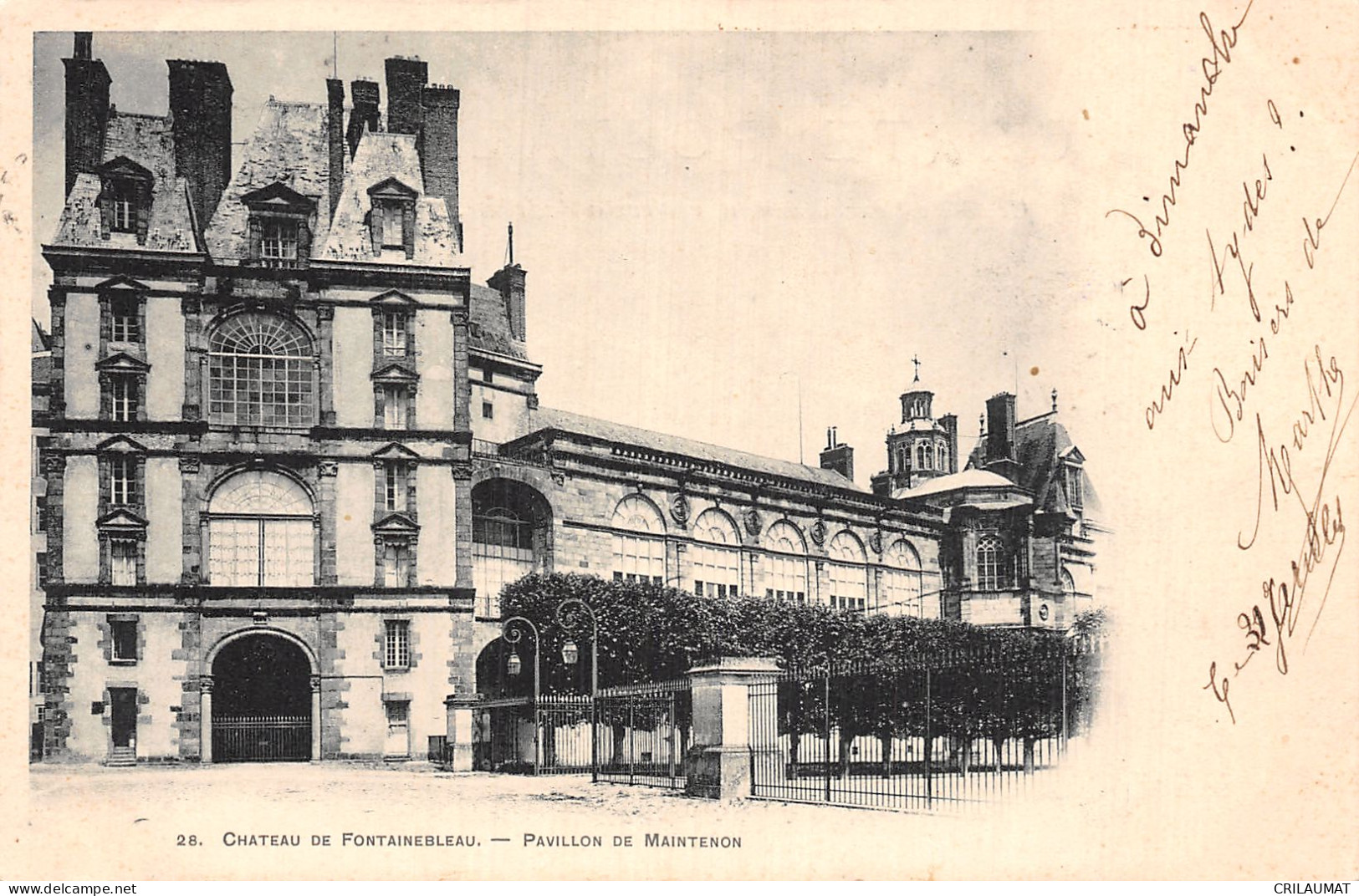 77-FONTAINEBLEAU LE CHATEAU-N°LP5132-H/0275 - Fontainebleau