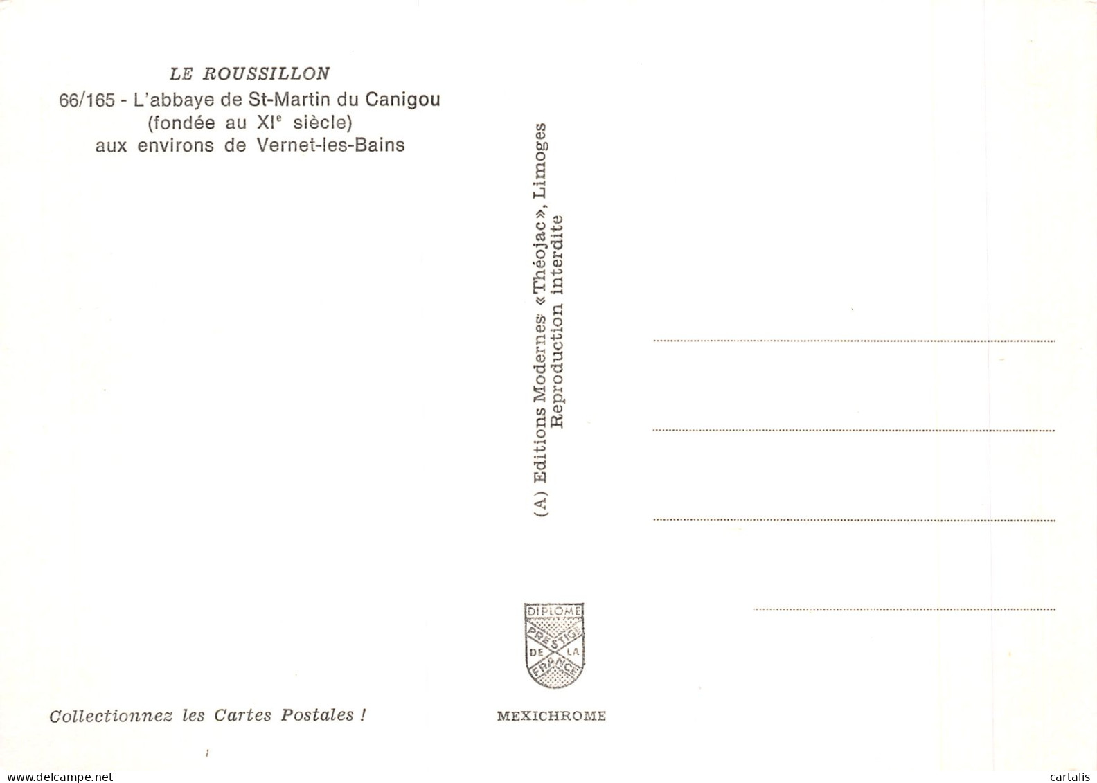 66-SAINT MARTIN DU CANIGOU-N°4187-A/0031 - Other & Unclassified