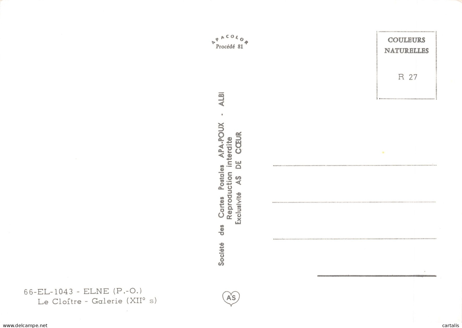 66-ELNE-N°4187-A/0017 - Other & Unclassified