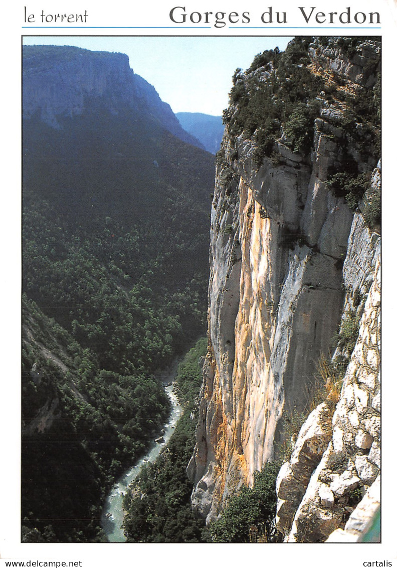 04-LES GORGES DU VERDON-N°4186-D/0323 - Autres & Non Classés