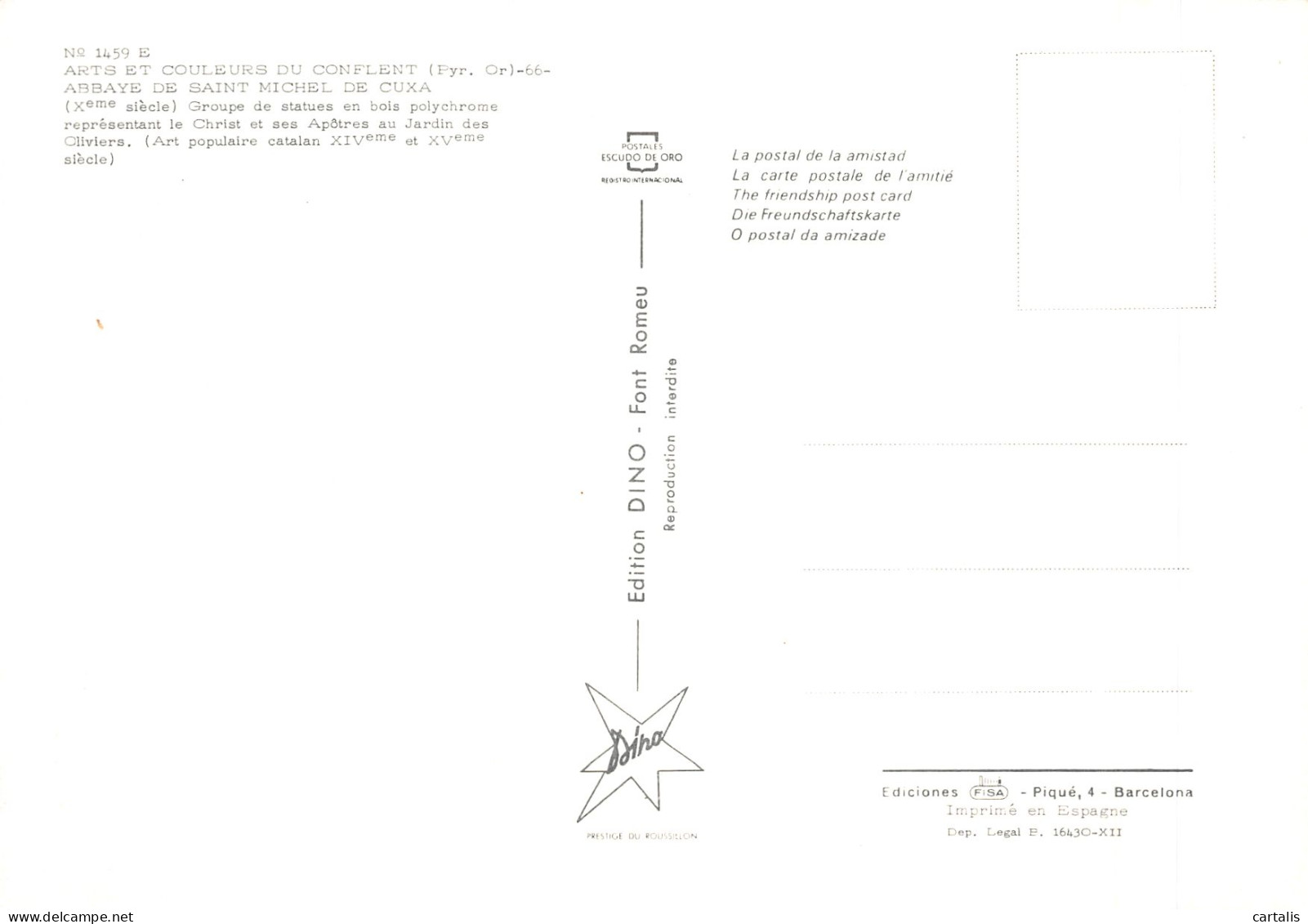 66-SAINT MICHEL DE CUXA-N°4186-C/0381 - Other & Unclassified