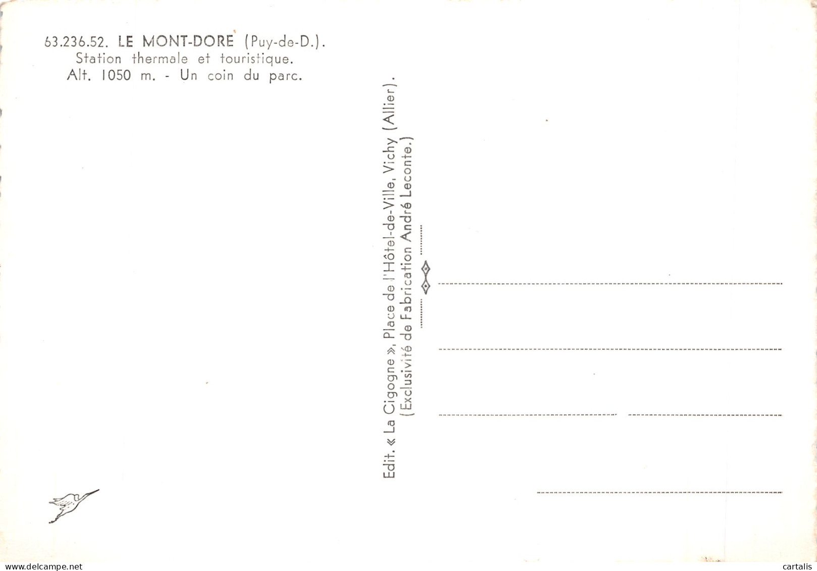 63-LE MONT DORE-N°4186-C/0339 - Le Mont Dore