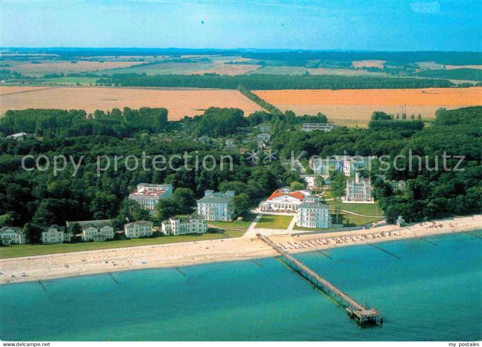 72793153 Heiligendamm Ostseebad Fliegeraufnahme Mit Strand Seebruecke Aeltestes  - Heiligendamm