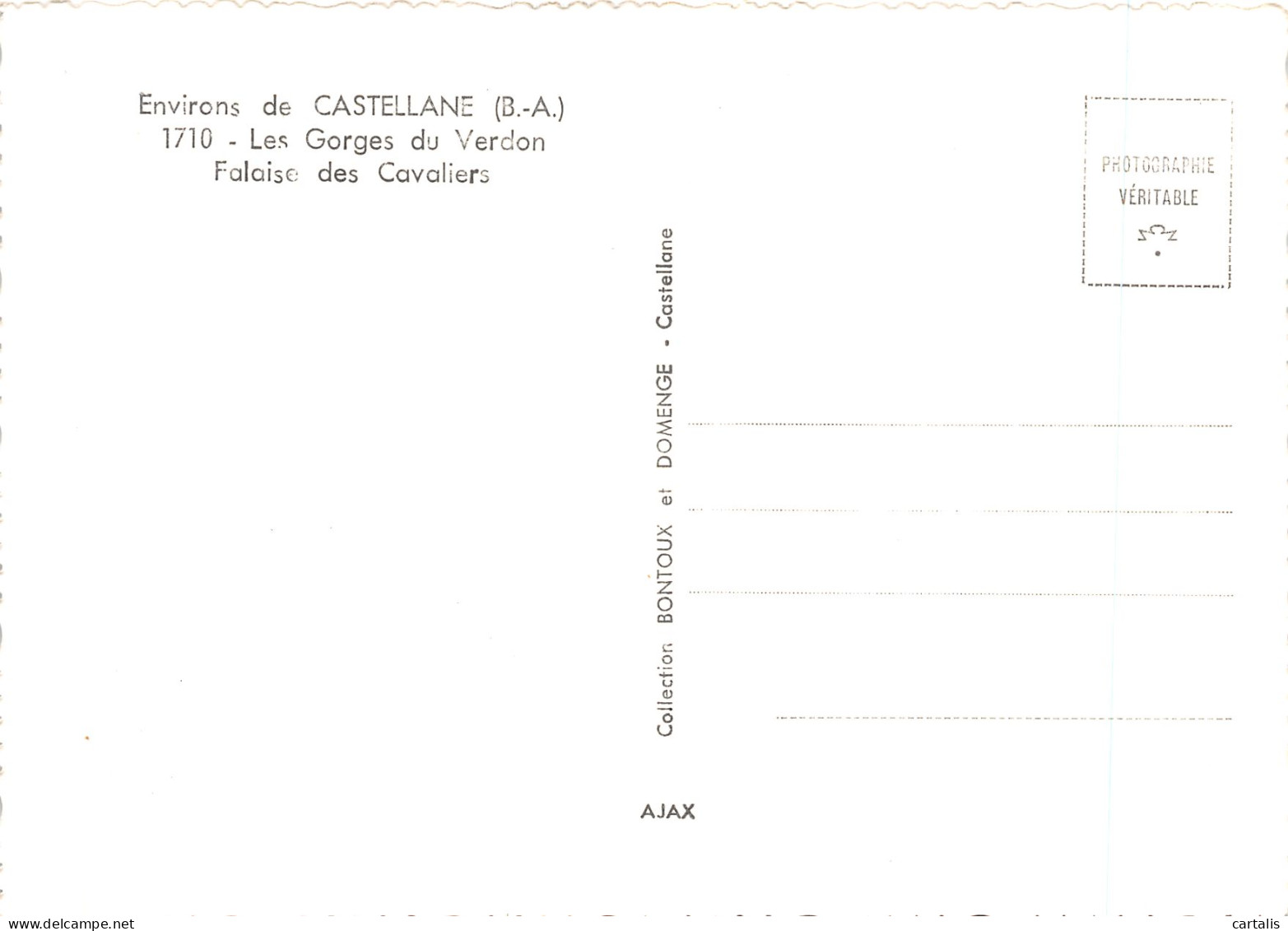 04-LES GORGES DU VERDON-N°4186-C/0263 - Andere & Zonder Classificatie