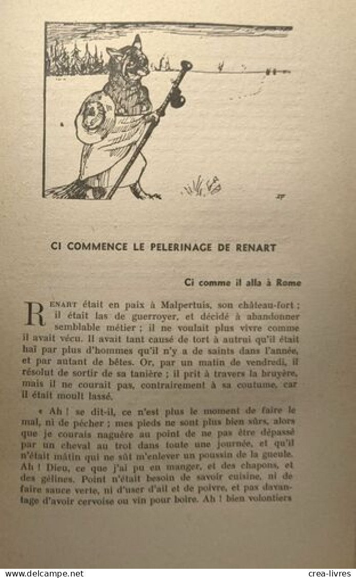 Le Roman De Renart; Poème Satirique Du Moyen Âge - Dessins De J. De La Fontinelle - Sonstige & Ohne Zuordnung