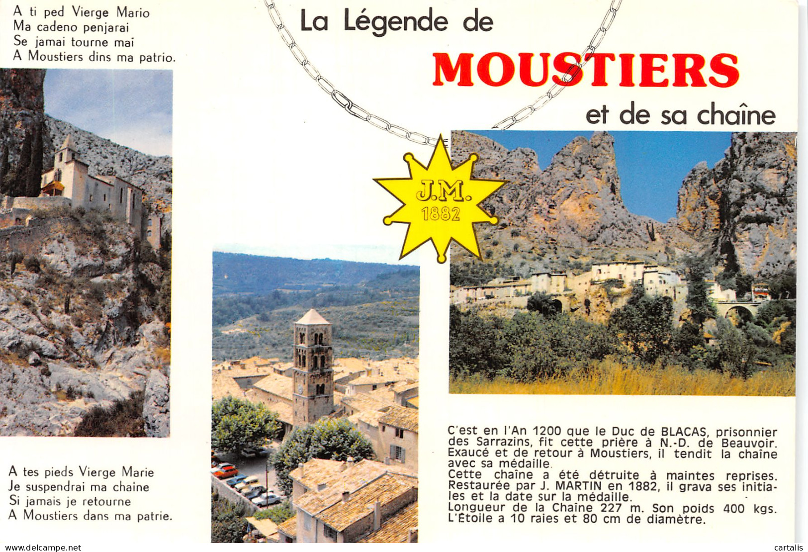 04-MOUSTIERS SAINTE MARIE-N°4186-C/0031 - Sonstige & Ohne Zuordnung