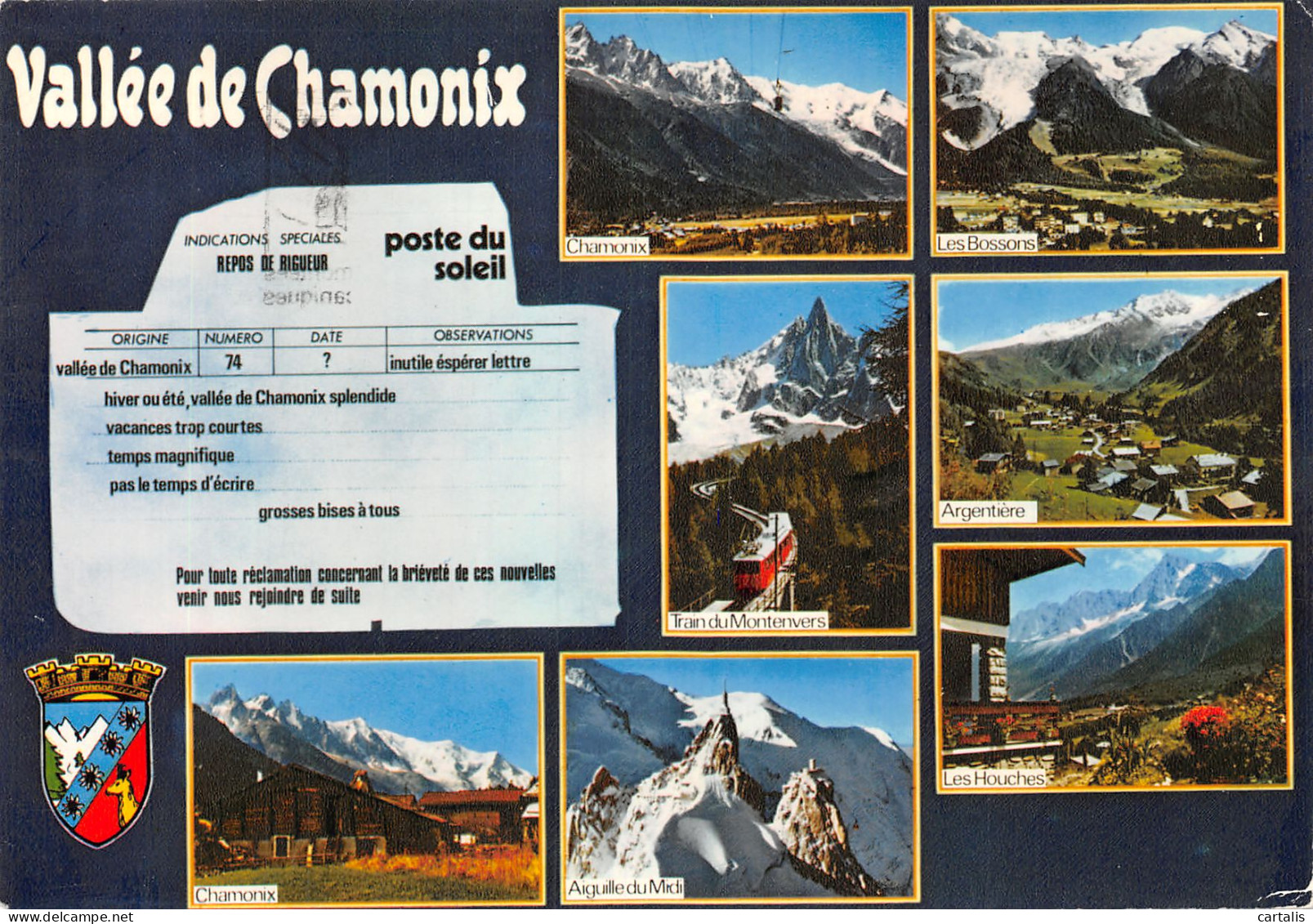 74-CHAMONIX MONT BLANC-N°4186-B/0393 - Chamonix-Mont-Blanc
