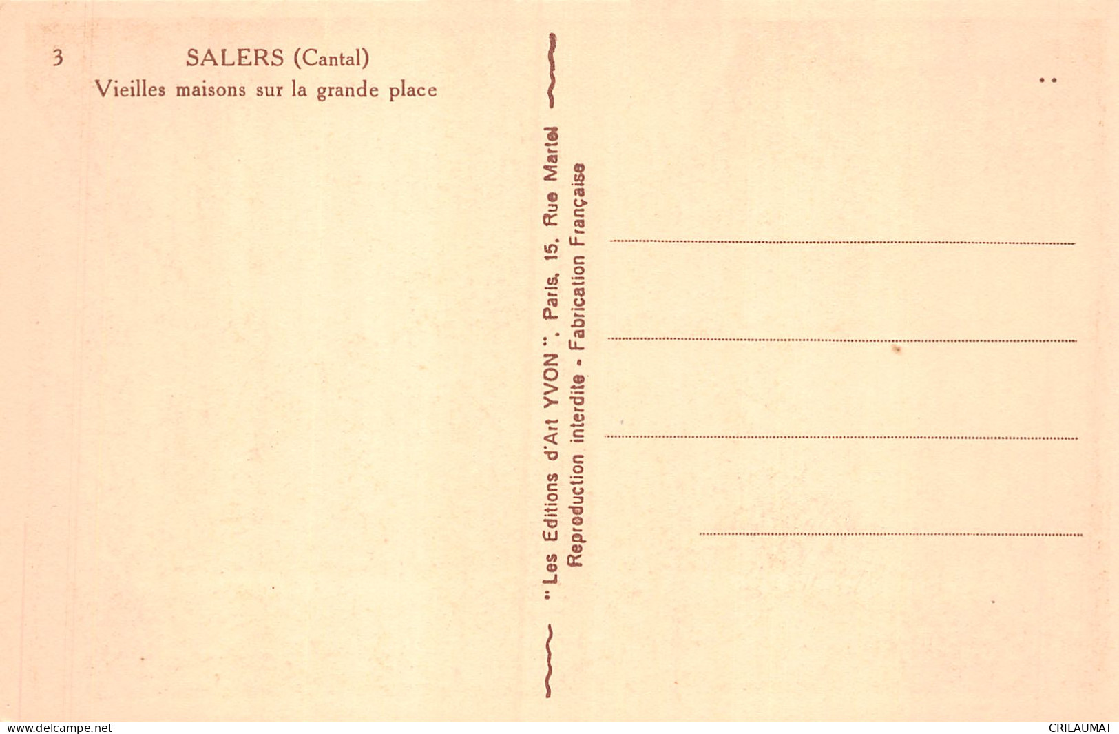 15-SALERS-N°LP5133-E/0079 - Other & Unclassified