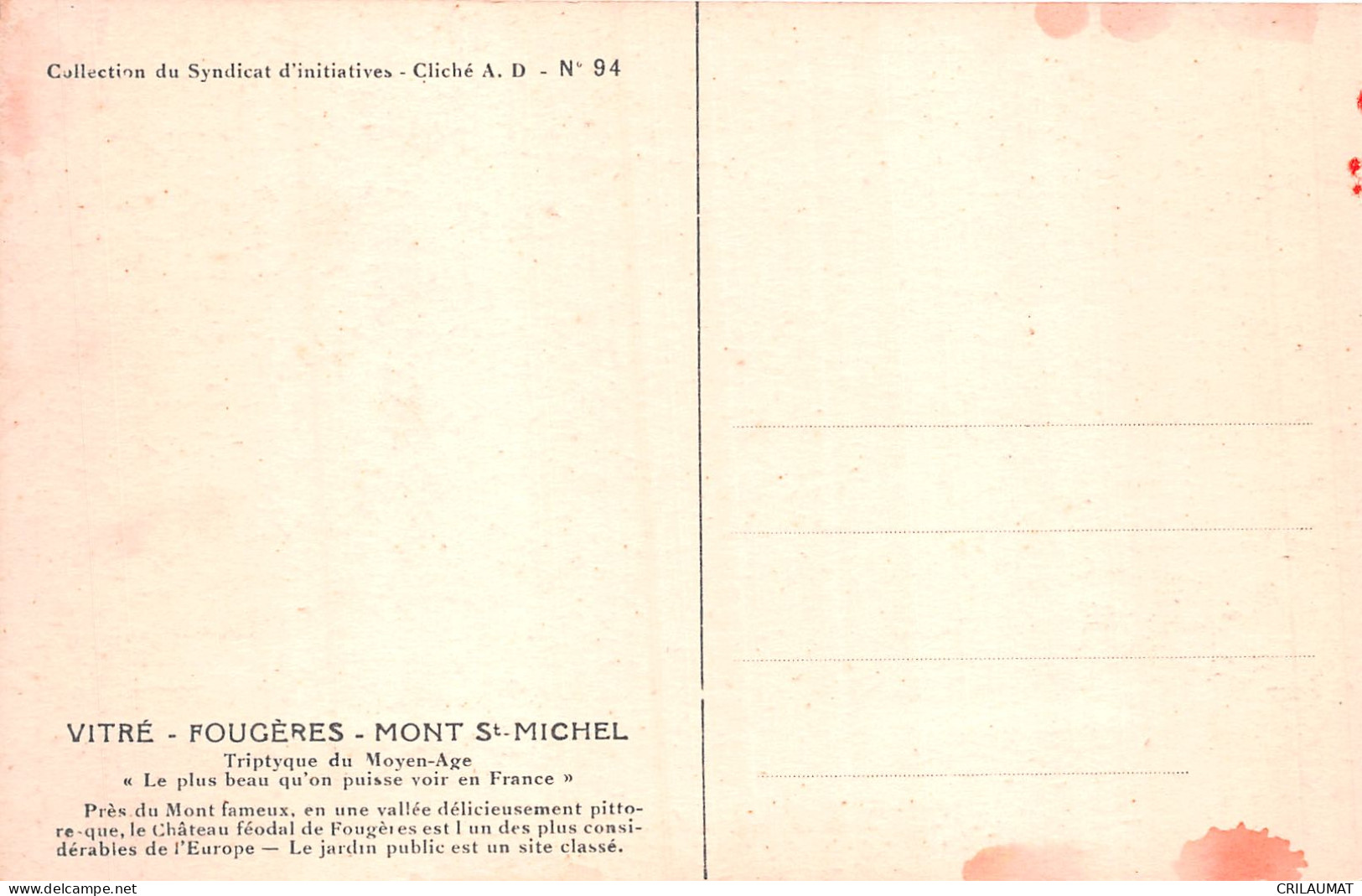 35-FOUGERES-N°LP5133-D/0131 - Fougeres