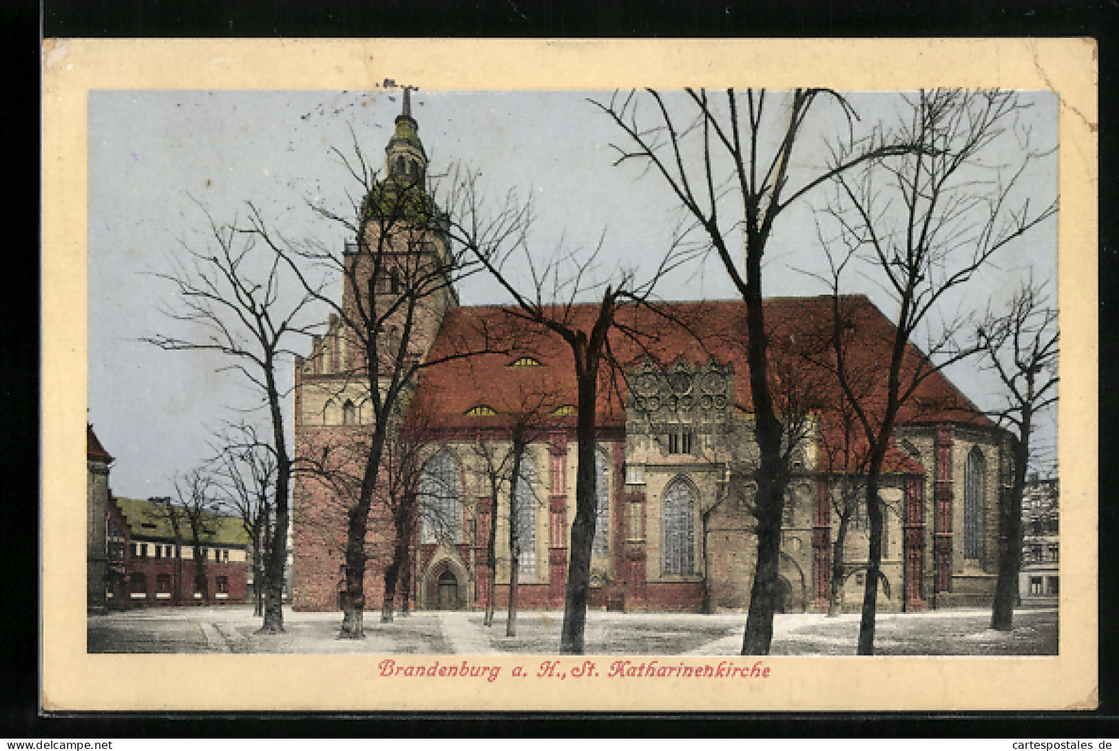 AK Brandenburg A. H., An Der St. Katharinenkirche  - Brandenburg