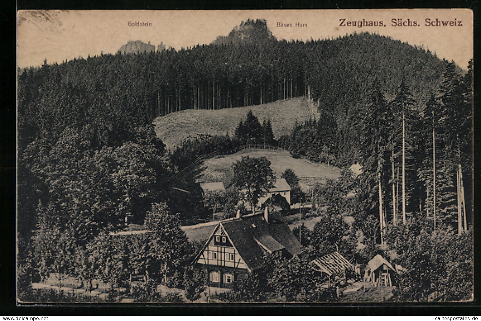 AK Sebnitz, Das Gasthaus Zeughaus  - Sebnitz