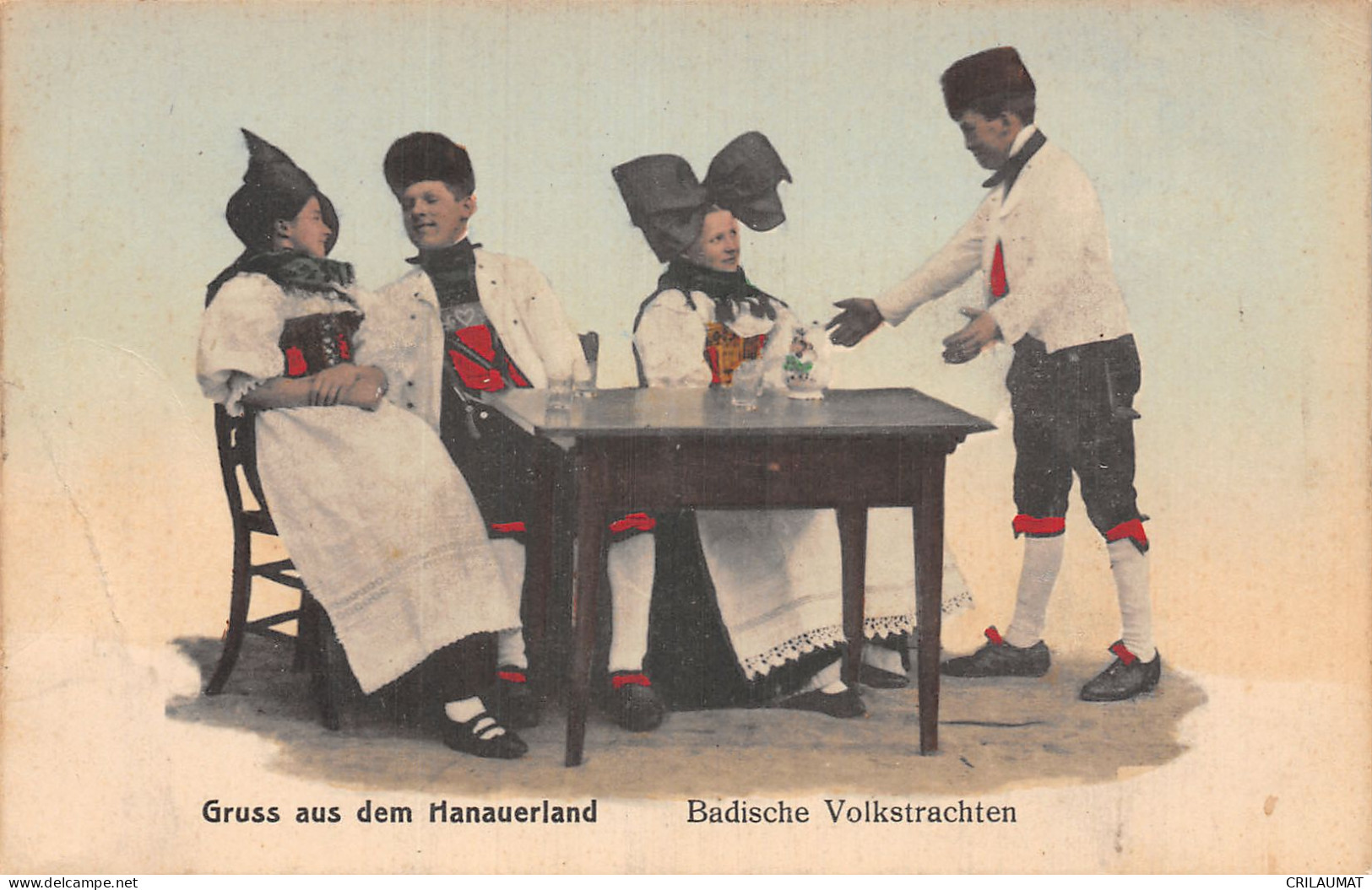 ET-ALLEMAGNE BADISCHE VOLKSTRACHTEN-N°LP5133-B/0333 - Autres & Non Classés