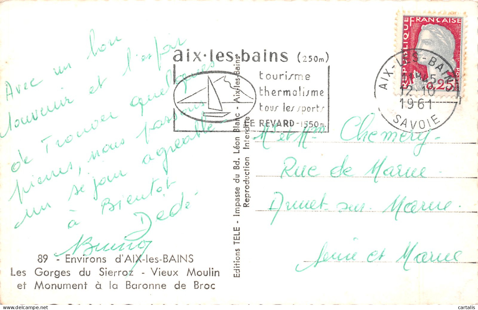 71-LA BARONNE DE BROC-N°4188-A/0303 - Aix Les Bains