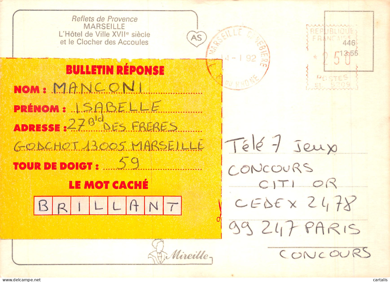 13-MARSEILLE-N°4187-B/0011 - Non Classificati