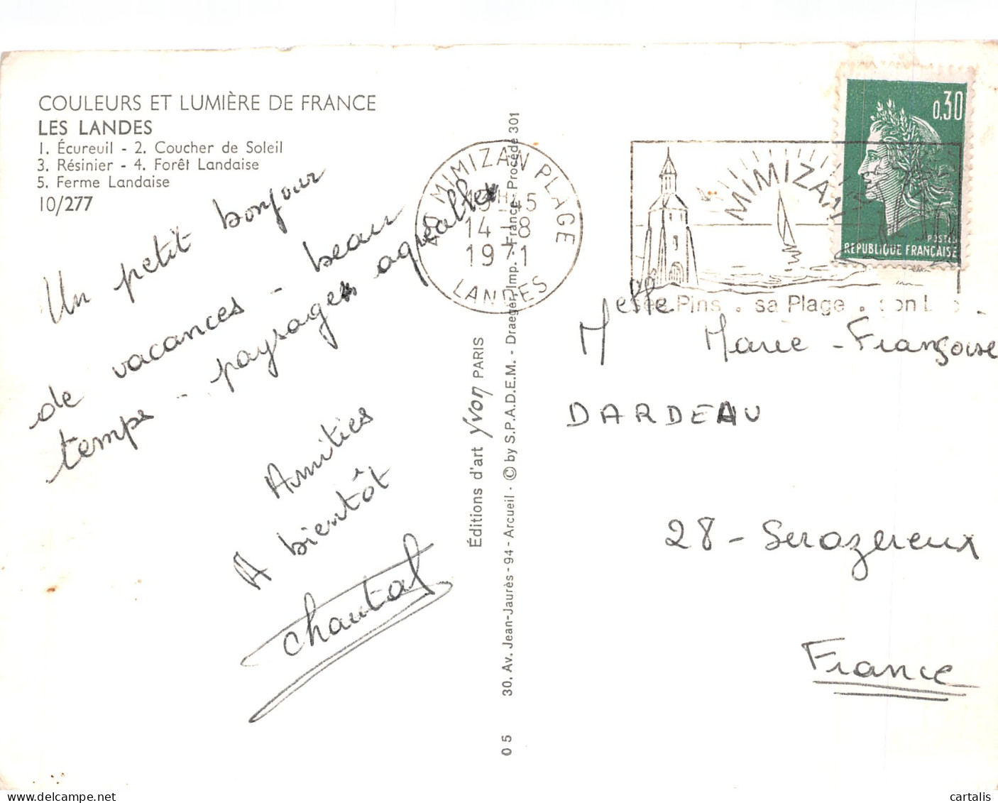 40-LES LANDES-N°4187-A/0335 - Other & Unclassified