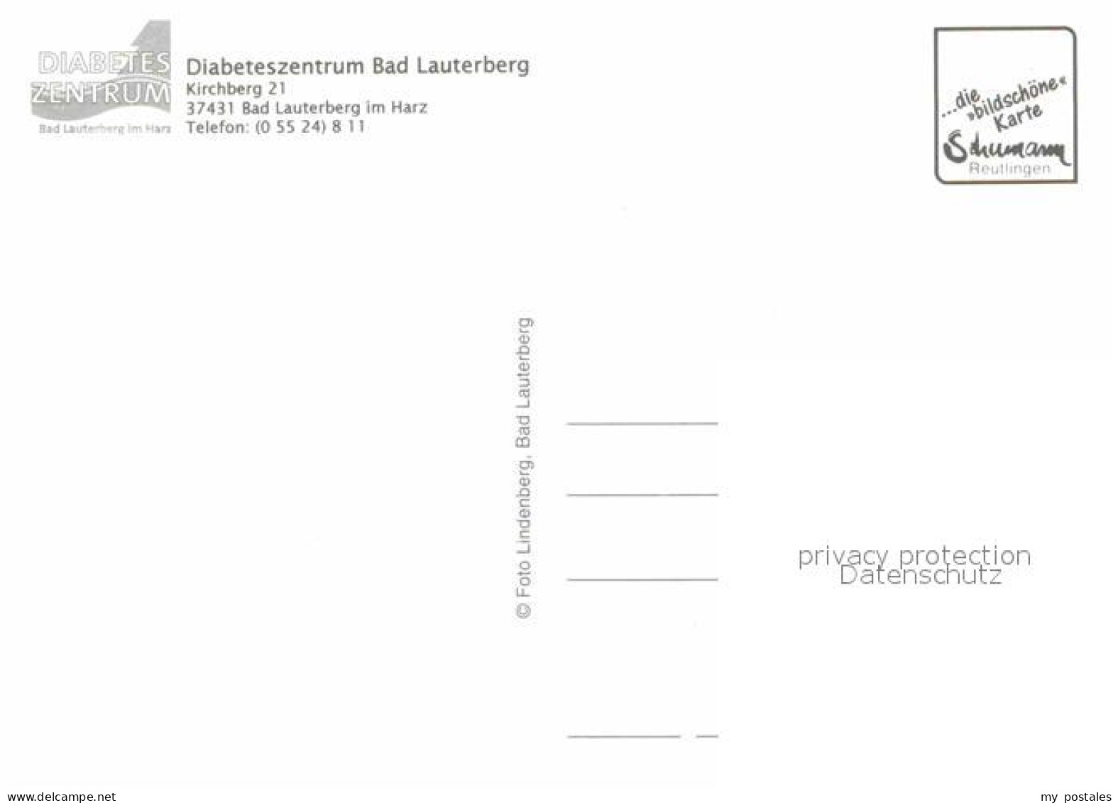72792996 Bad Lauterberg Diabeteszentrum  Bad Lauterberg - Bad Lauterberg