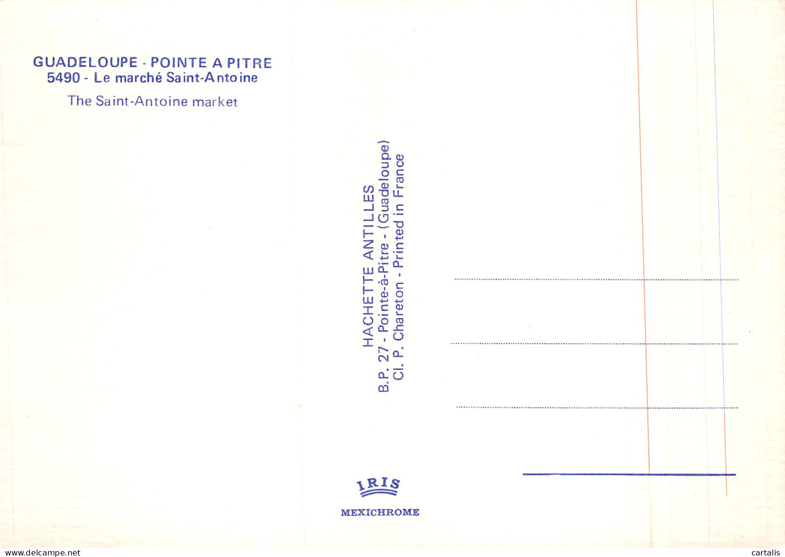 971-GUADELOUPE POINTE A PITRE-N°4187-A/0251 - Andere & Zonder Classificatie