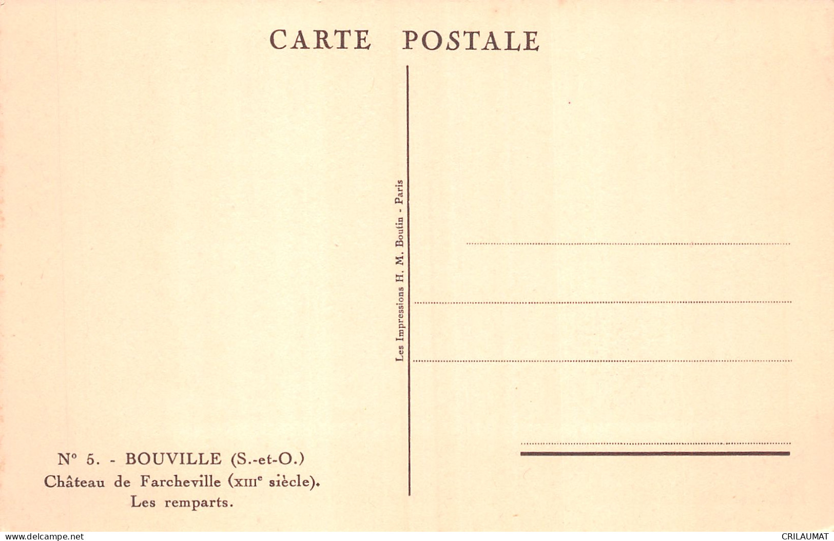 91-BOUVILLE-N°LP5133-G/0173 - Altri & Non Classificati