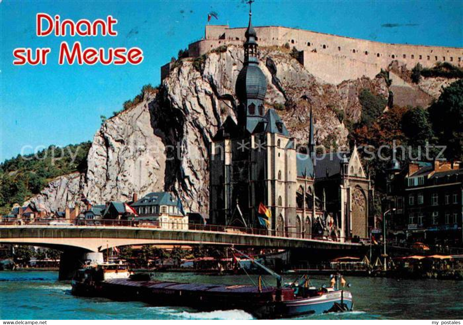 72792692 Dinant Sur Meuse Kirche Collegiale Notre Dame Maas Bruecke Zitadelle Di - Dinant