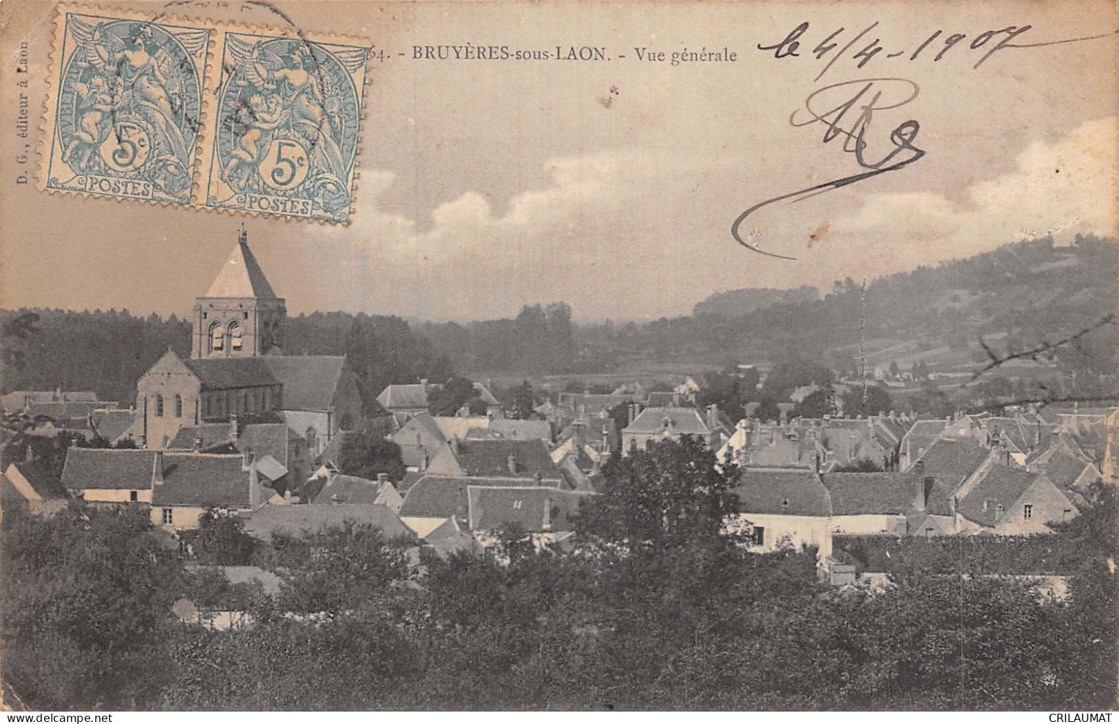 02-BRUYERES SOUS LAON-N°LP5133-F/0261 - Sonstige & Ohne Zuordnung