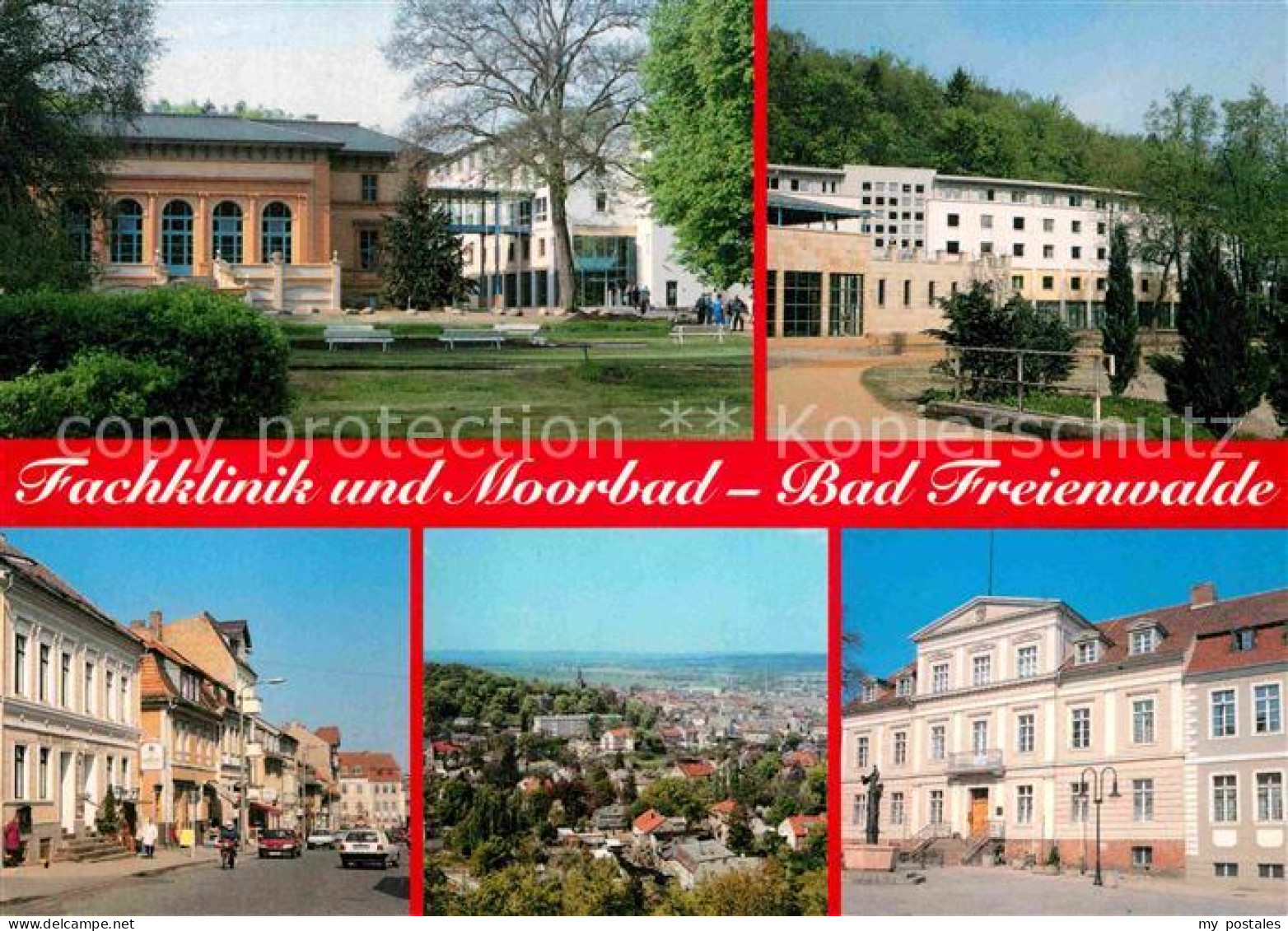 72792677 Bad Freienwalde Fachklinik Und Moorbad Hauptstrasse Stadtblick Rathaus  - Bad Freienwalde