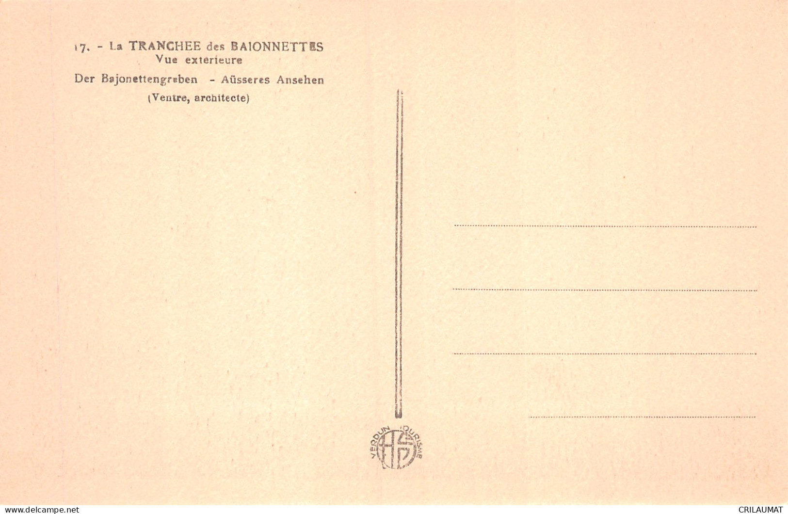55-TRANCHEE DES BAIONNETTES-N°LP5133-F/0103 - Autres & Non Classés