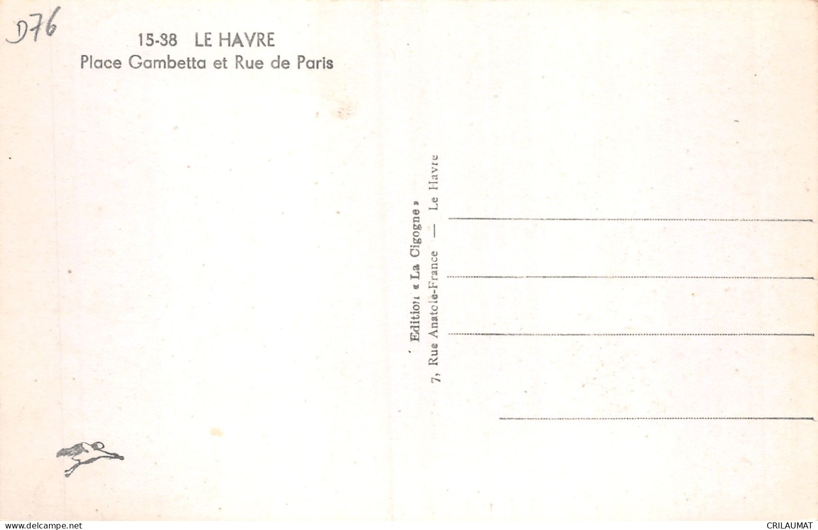76-LE HAVRE-N°LP5133-F/0025 - Sin Clasificación