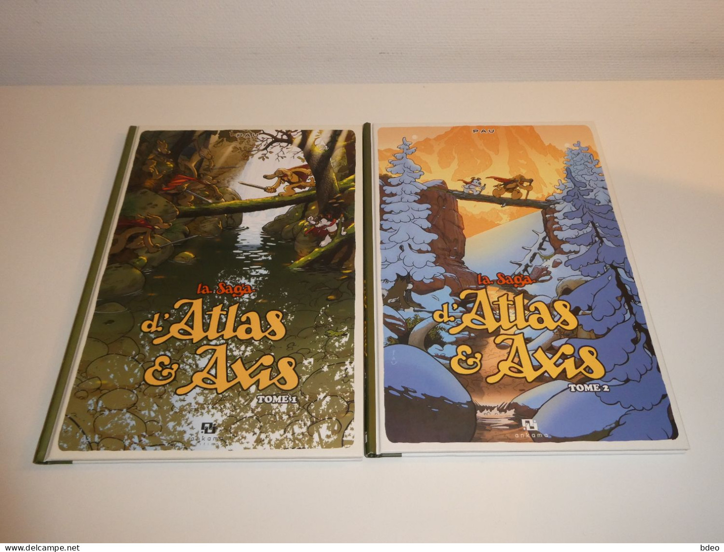 LOT EO LA SAGA D'ATLAS & AXIS TOMES 1/2 / TBE - Paquete De Libros