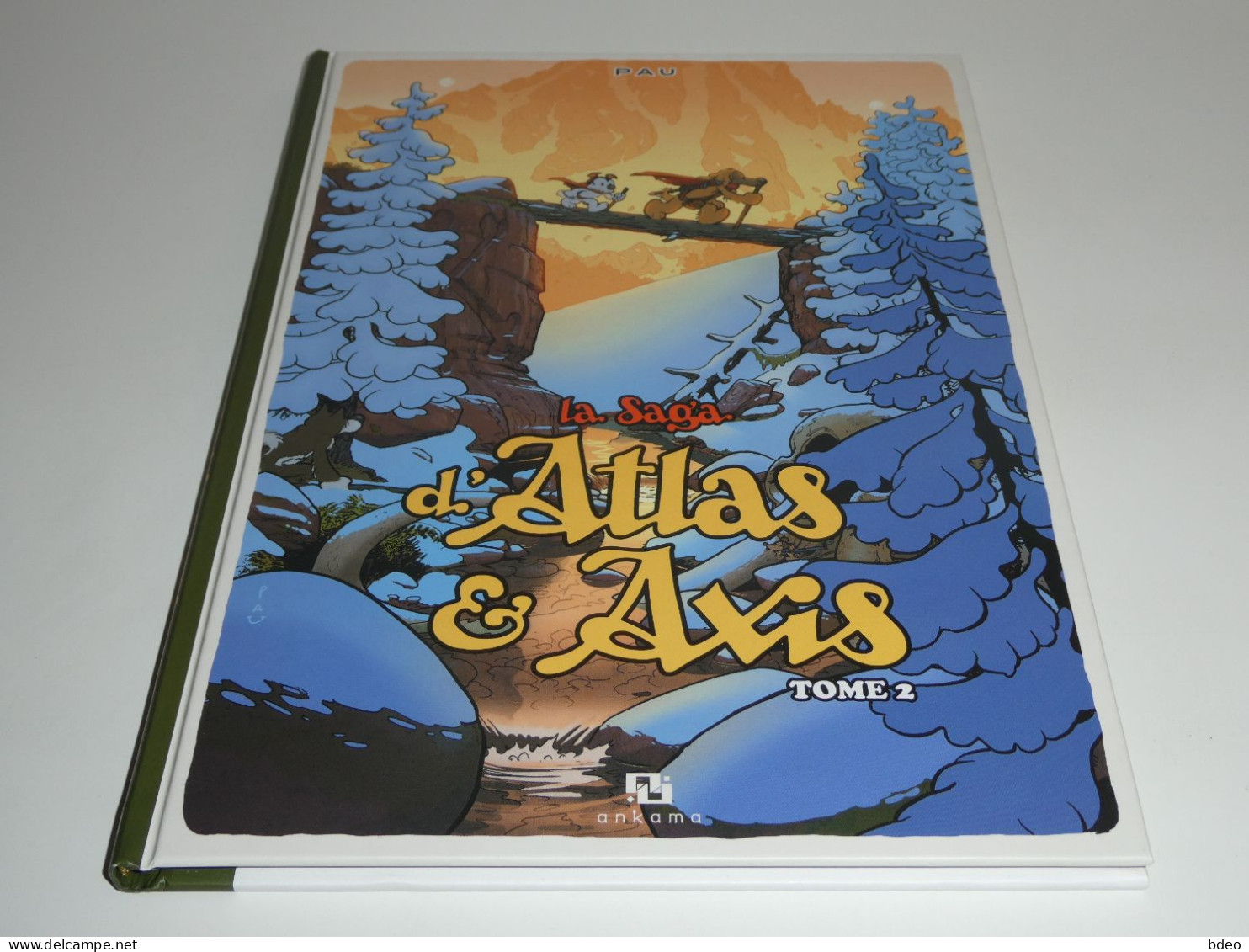 LOT EO LA SAGA D'ATLAS & AXIS TOMES 1/2 / TBE