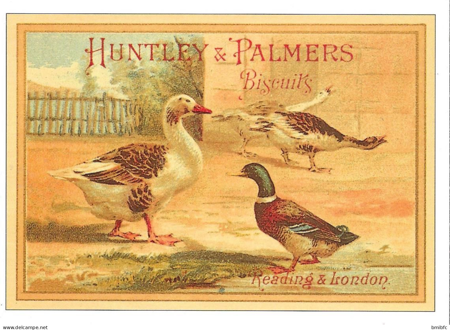 HUNTLEY & PALMERS - Biscuits - Reading & London - Publicité