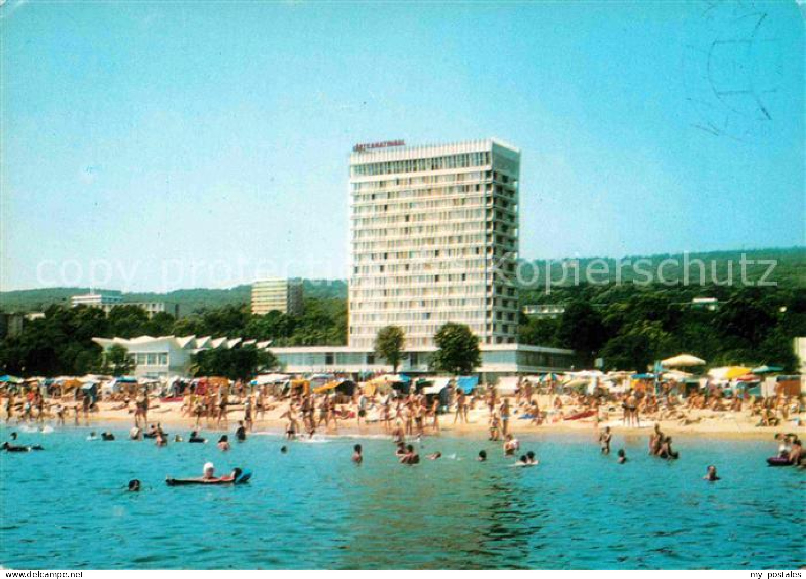 72792648 Slatni Pjassazi Hotel International Strand Ansicht Vom Meer Aus Burgas - Bulgaria