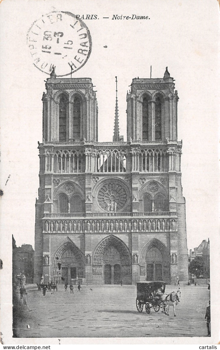 75-PARIS NOTRE DAME-N°4188-D/0121 - Notre-Dame De Paris