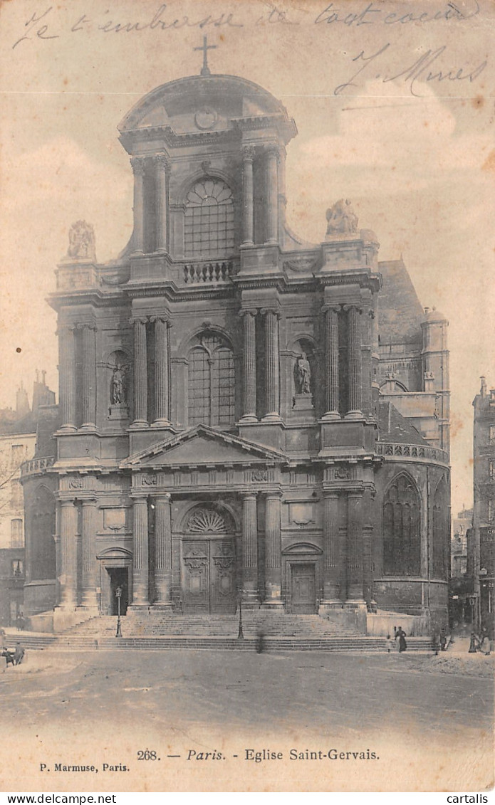 75-PARIS EGLISE SAINT GERVAIS-N°4188-D/0069 - Churches