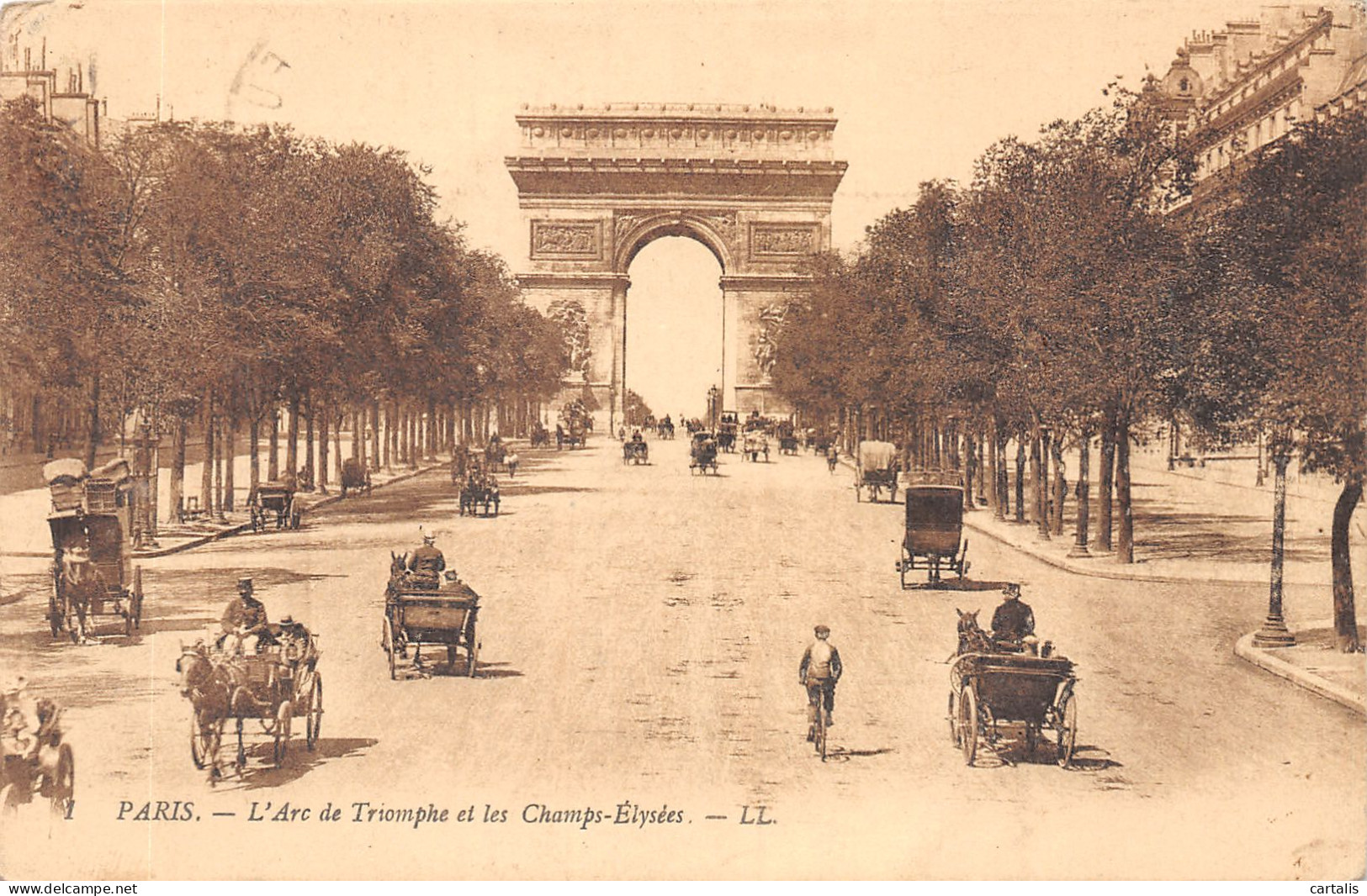 75-PARIS ARC DE TRIOMPHE-N°4188-D/0041 - Triumphbogen