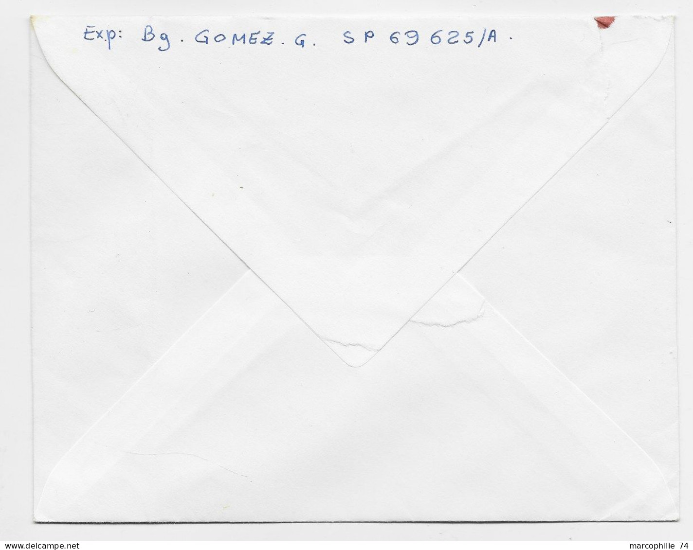 FM DRAPEAUX LETTRE MEC SECAP POSTE AUX ARMEES 21.1.1968* +VERSO SP 69625A - Militaire Zegels