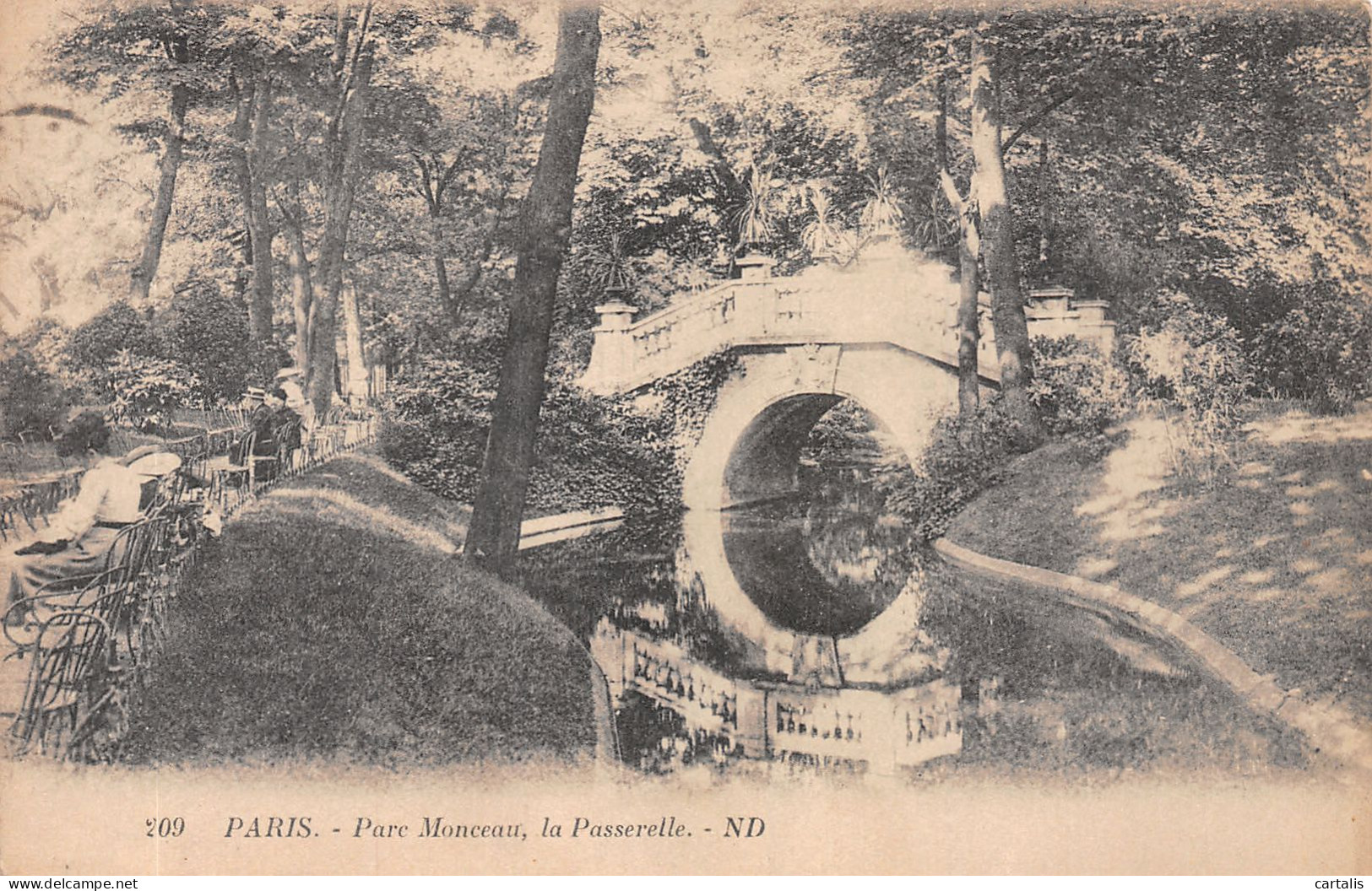 75-PARIS PARC MONCEAU-N°4188-C/0363 - Parks, Gardens