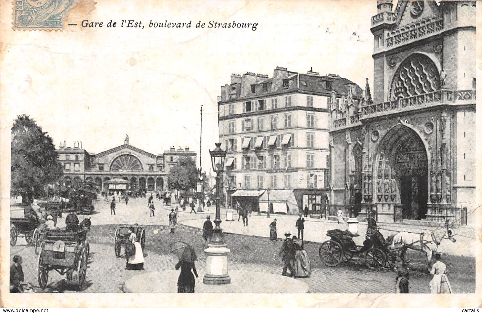 75-PARIS GARE DE L EST-N°4188-C/0231 - Métro Parisien, Gares