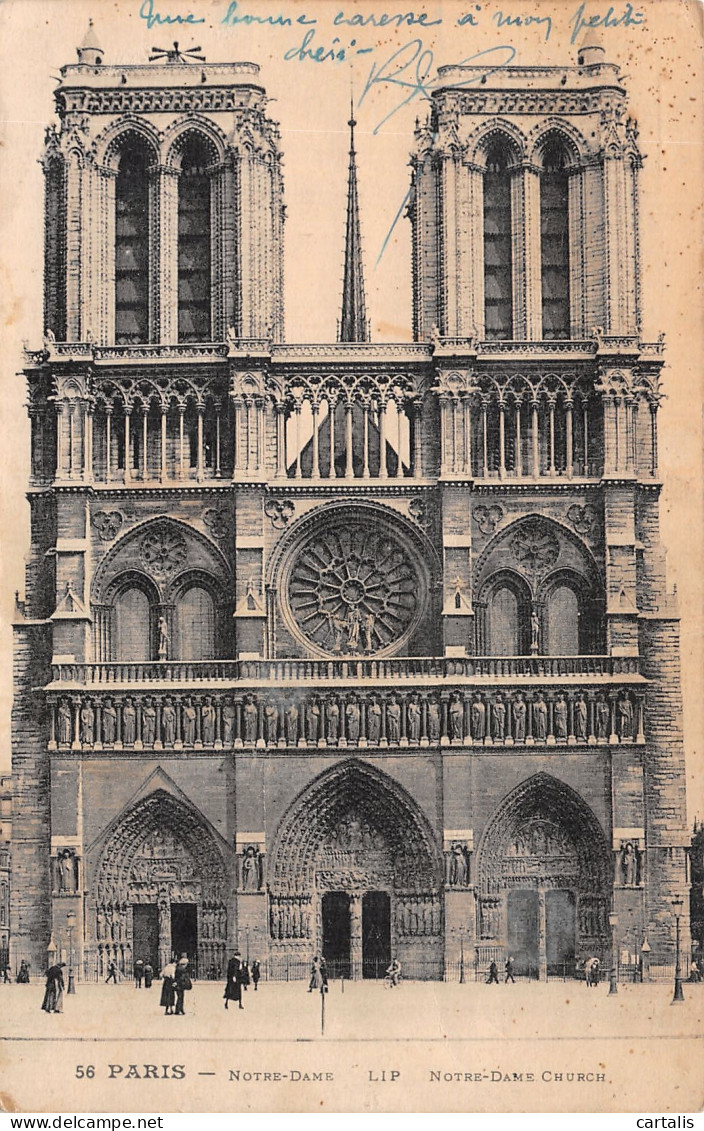 75-PARIS NOTRE DAME-N°4188-C/0227 - Notre Dame Von Paris