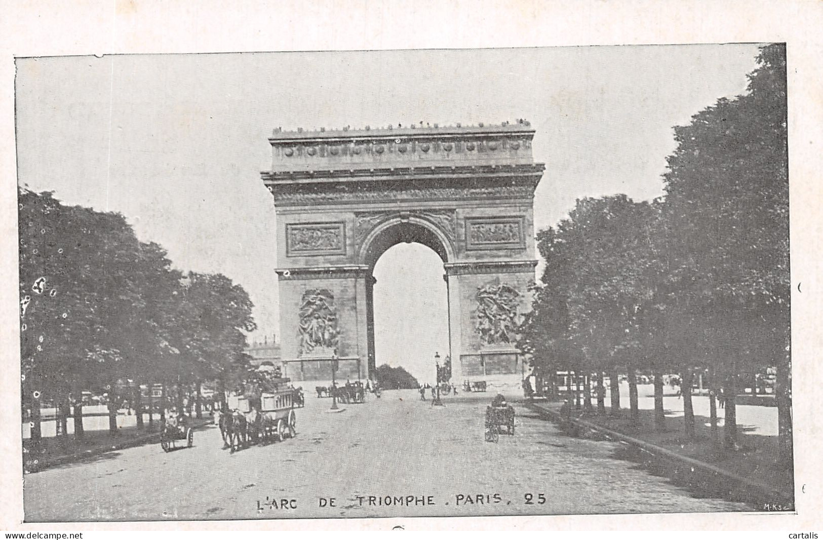 75-PARIS ARC DE TRIOMPHE-N°4188-C/0217 - Triumphbogen