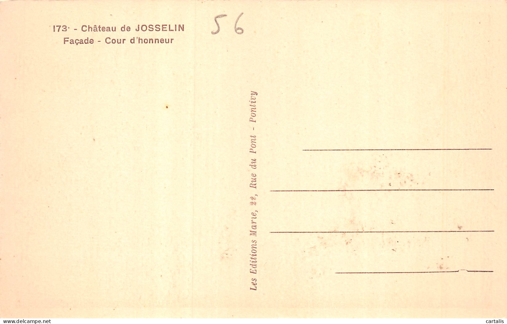 56-JOSSELIN-N°4188-C/0137 - Josselin
