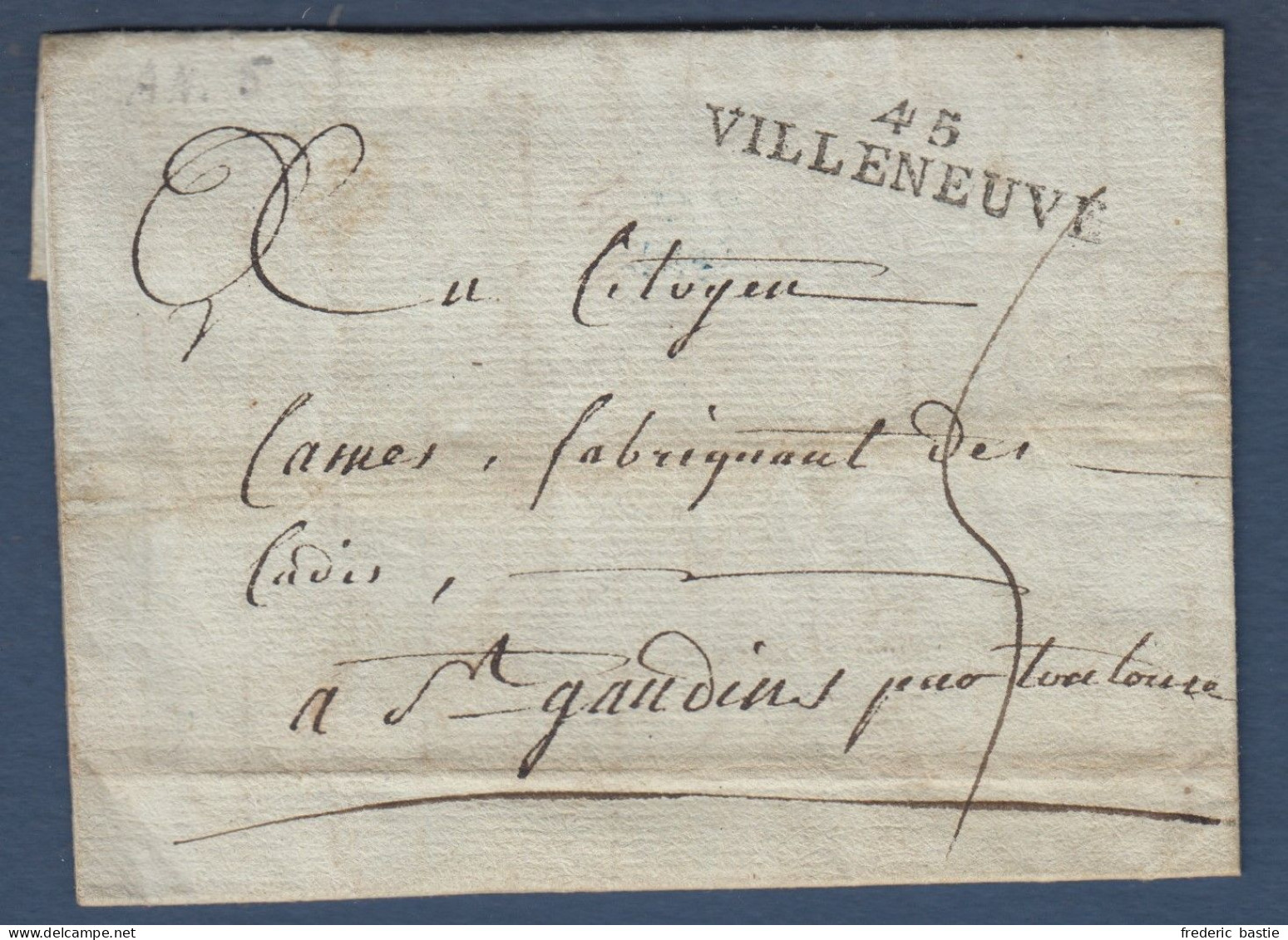 Lot Et Garonne - 45 / VILLENEUVE - 1701-1800: Voorlopers XVIII