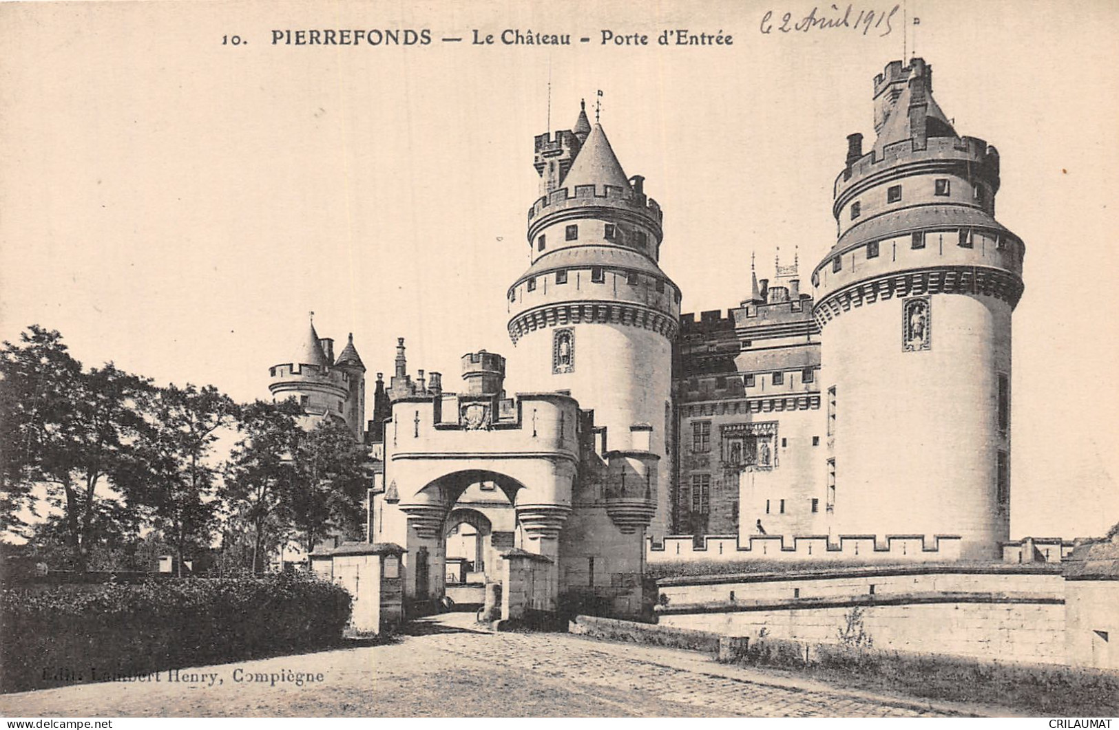 60-PIERREFONDS LE CHATEAU-N°LP5134-A/0209 - Pierrefonds