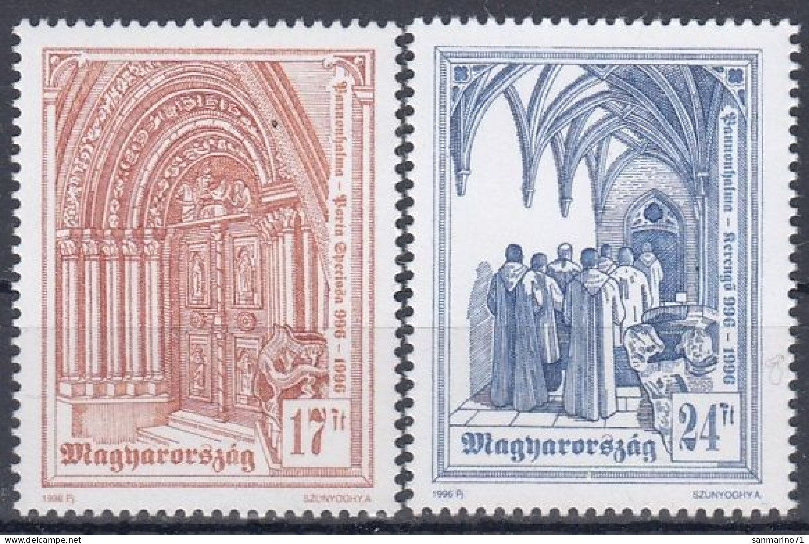 HUNGARY 4382-4383,unused - Christendom